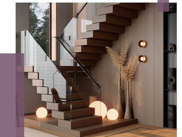 Изготовление и монтаж лестниц в Добрянке от 85867 руб. | ПРОЛЁТ-Дбр