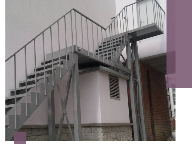 Монтаж пожарных лестниц под ключ в Добрянке с гарантией качества