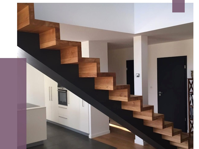 Изготовление деревянных лестниц в Добрянке от 85867 руб. | ПРОЛЁТ-Дбр