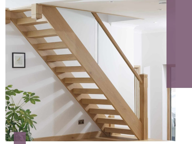 Изготовление деревянных лестниц под ключ в Добрянке для дома