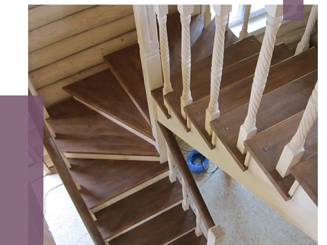 Реставрация деревянных лестниц в Добрянке от 4243 руб.