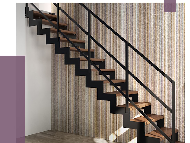 Изготовление металлических лестниц в Добрянке от 47985 руб. | ПРОЛЁТ-Дбр