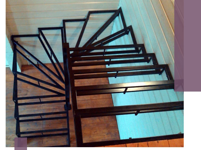 Изготовление металлических лестниц любой сложности в Добрянке