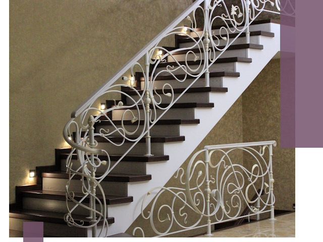 Кованые лестницы под ключ в Добрянке — изготовление и монтаж