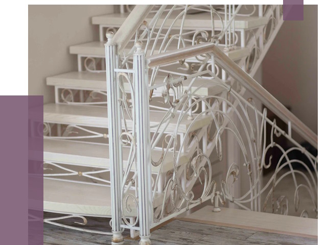 Изготовление кованых лестниц на заказ в Добрянке от 85867 руб. | ПРОЛЁТ-Дбр