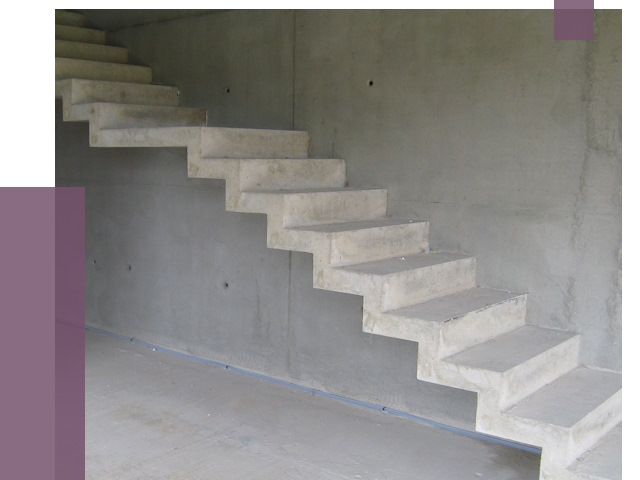Бетонные лестницы в Добрянке от 18689 руб. под ключ | ПРОЛЁТ-Дбр