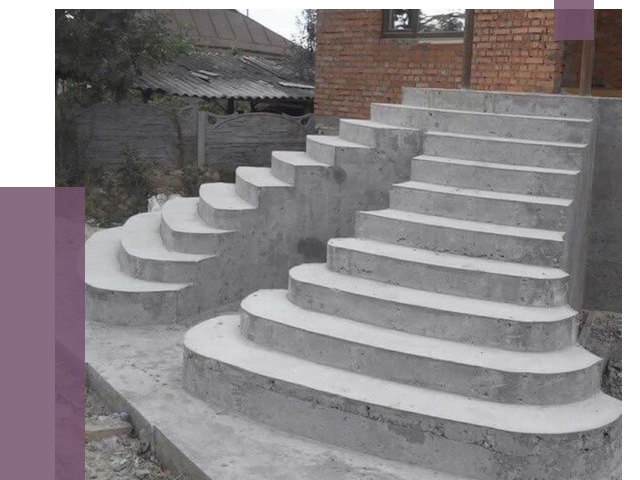 Монтаж бетонных лестниц в Добрянке от 4243 руб. 
