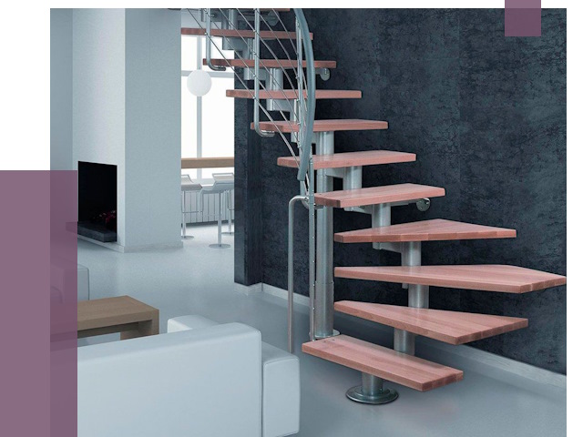 Модульные лестницы в Добрянке от 16668 руб. — купить в ПРОЛЁТ-Дбр