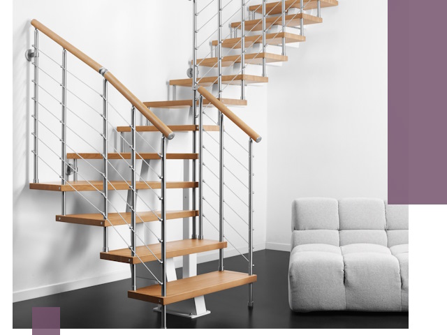 Модульные лестницы под ключ в Добрянке — монтаж и изготовление