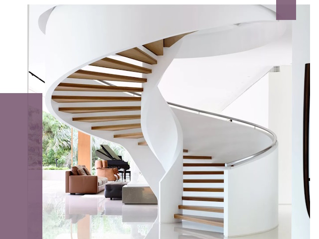 Винтовые лестницы в Добрянке под ключ от 47985 руб. | ПРОЛЁТ-Дбр