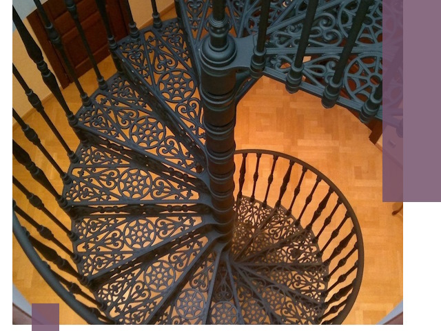 Винтовые лестницы под ключ в Добрянке: производство и монтаж