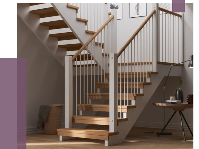 Маршевые лестницы в Добрянке от 37630 руб. — монтаж | ПРОЛЁТ-Дбр