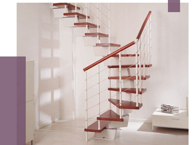 Изготовление лестниц на больцах в Добрянке от 9597 руб. | ПРОЛЁТ-Дбр