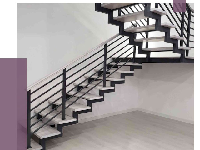 Лестницы на металлокаркасе под ключ в Добрянке от 12628 руб. | ПРОЛЁТ-Дбр