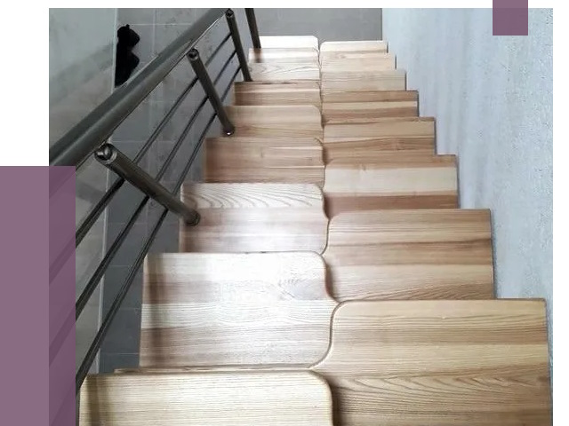 Лестницы гусиный шаг в Добрянке от 12880 руб. под ключ | ПРОЛЁТ-Дбр