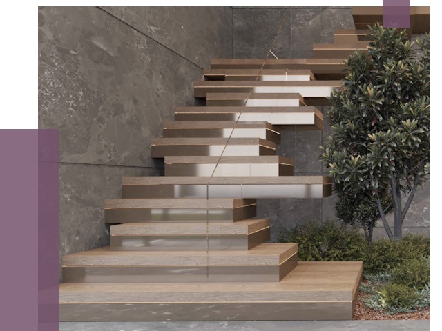 Современные лестницы в Добрянке от 13638 руб. | ПРОЛЁТ-Дбр