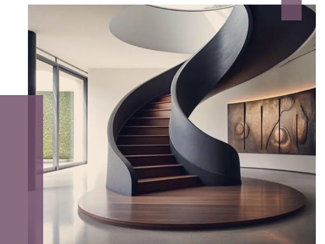 Элитные лестницы под заказ в Добрянке от 186887 руб. — ПРОЛЁТ-Дбр