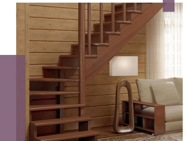 Лестницы эконом класса в Добрянке от 18032 руб. бюджетные решения