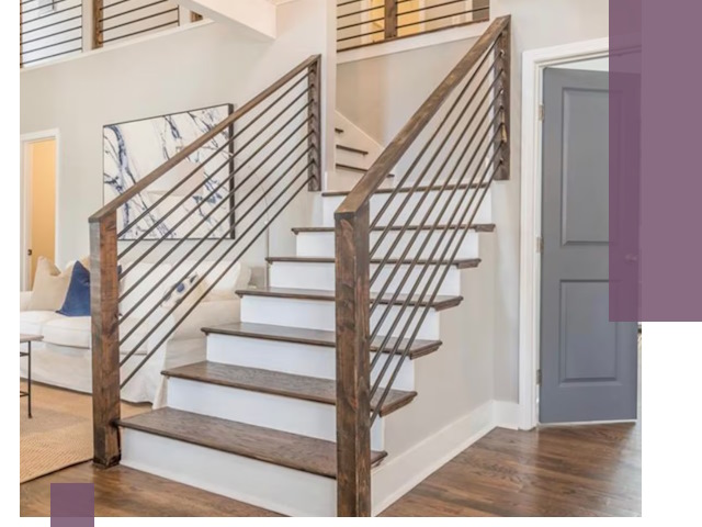 Лестницы для коттеджа под ключ в Добрянке — изготовление и монтаж