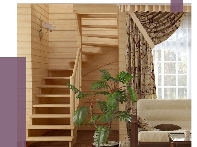 Лестницы для дачи в Добрянке от 75007 руб.  | ПРОЛЁТ-Дбр