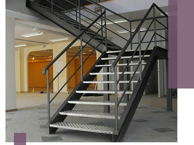 Лестницы для офиса в Добрянке: изготовление, монтаж, демонтаж