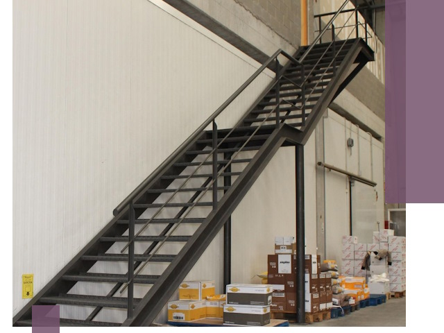 Лестницы для производства в Добрянке — изготовление и монтаж