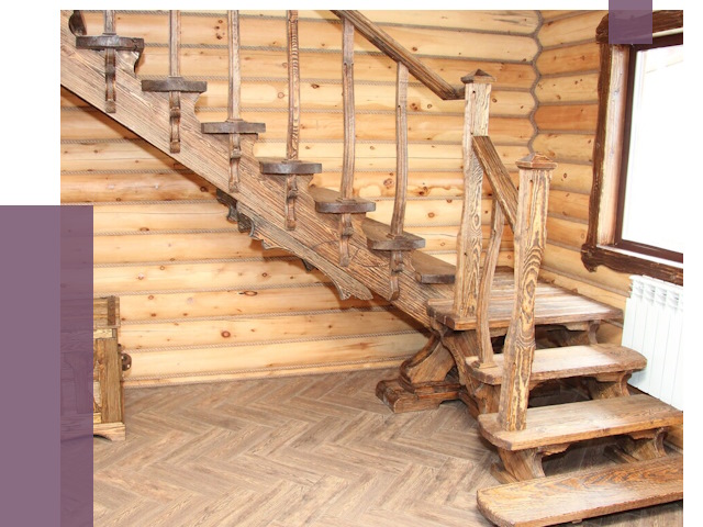 Лестницы в баню в Добрянке от 18891 руб. — изготовление | ПРОЛЁТ-Дбр