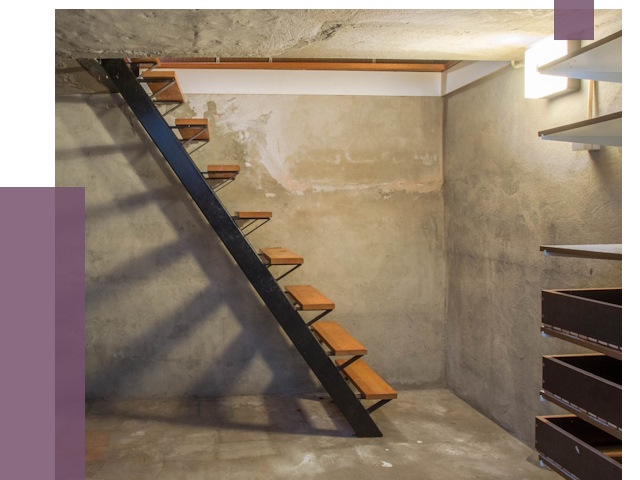 Лестницы в подвал в Добрянке от 12981 руб. — монтаж | ПРОЛЁТ-Дбр