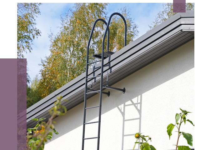 Лестницы на крышу в Добрянке от 18891 руб. — монтаж и монтаж ПРОЛЁТ-Дбр