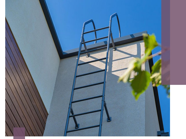 Лестницы на крышу в Добрянке — изготовление, монтаж, демонтаж