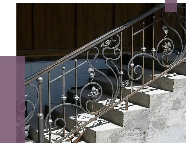 Кованые перила в Добрянке от 8587 руб. под ключ — качество от ПРОЛЁТ-Дбр