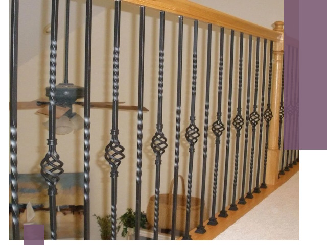 Изготовление и монтаж кованных перил в Добрянке под ключ