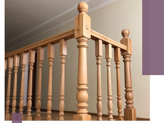 Деревянные перила на заказ в Добрянке: монтаж и изготовление