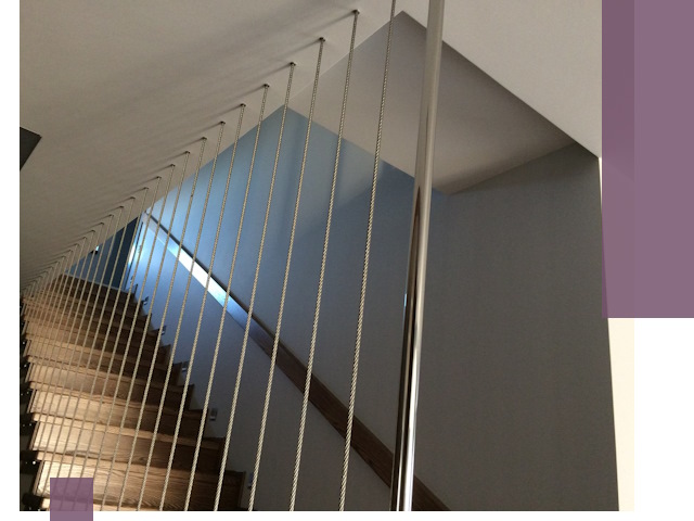 Тросовые перила под ключ в Добрянке — производство и монтаж