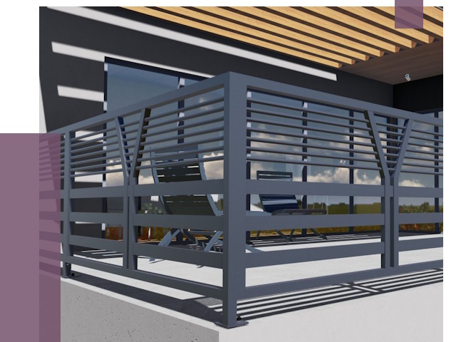 Изготовление балконных ограждений в Добрянке от 10607 руб. | ПРОЛЁТ-Дбр