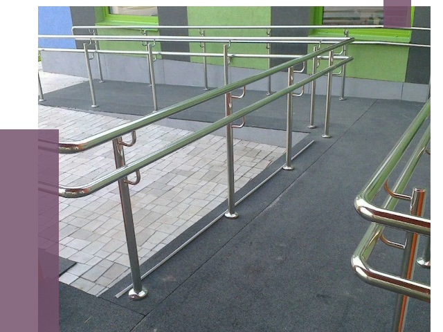 Ограждения пандусов в Добрянке от 4293 руб. монтаж | ПРОЛЁТ-Дбр