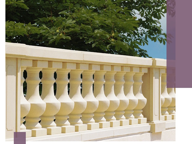 Установка балюстрады в Добрянке: изготовление и монтаж под ключ