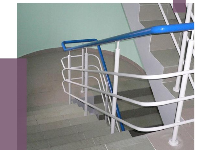 Перила в подъезде в Добрянке — установка и замена от 7324 руб. | ПРОЛЁТ-Дбр