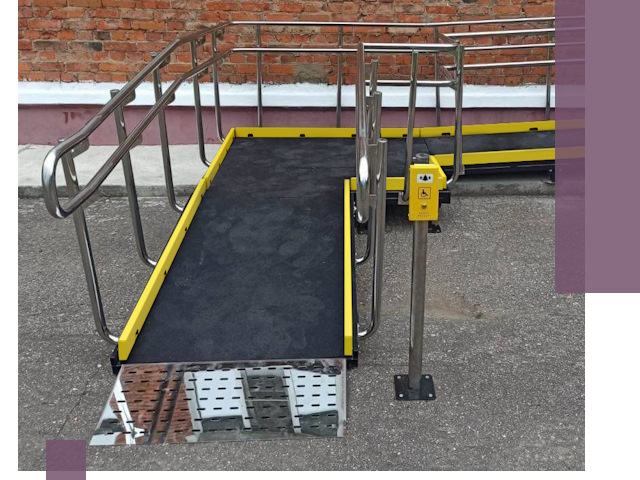 Изготовление наклонных пандусов для инвалидов в Добрянке