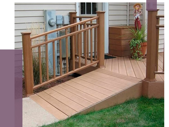 Пандус на крыльцо в Добрянке под ключ от 7678 руб. 