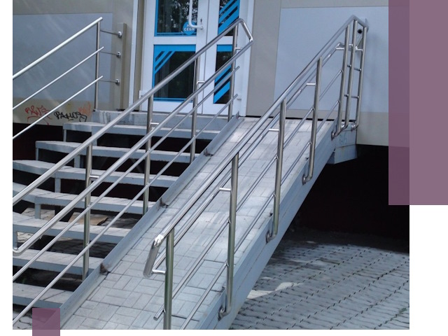 Пандус на крыльцо под ключ в Добрянке: монтаж и изготовление