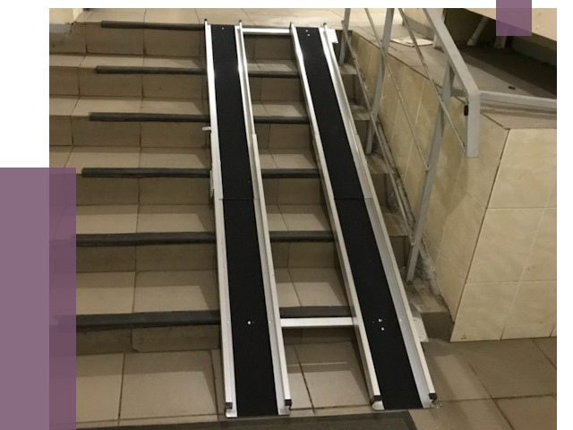 Установка пандуса в подъезд в Добрянке от 7880 руб. под ключ | ПРОЛЁТ-Дбр