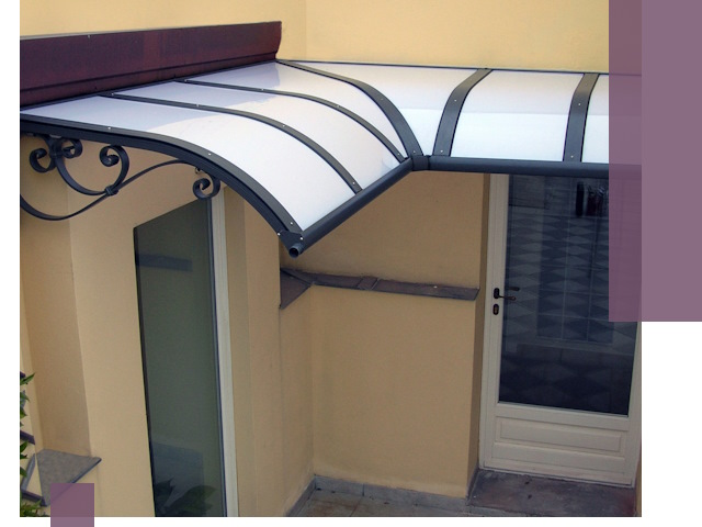 Монтаж козырьков любой сложности в Добрянке под ключ