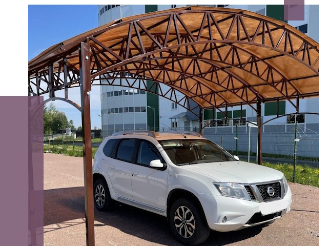 Недорогие навесы в Добрянке от 42428 руб.  | ПРОЛЁТ-Дбр