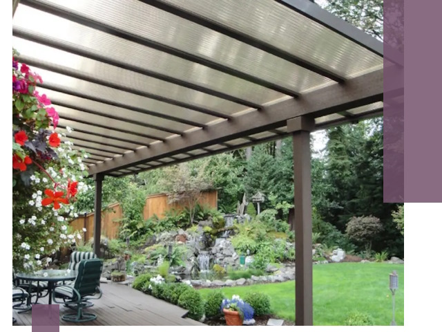 Навесы из поликарбоната под ключ в Добрянке быстро и надёжно