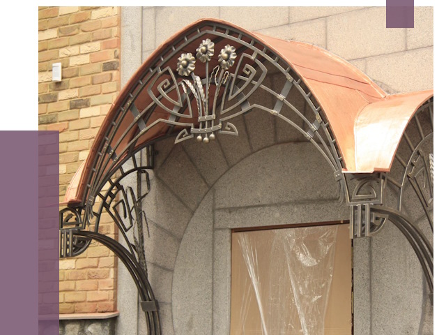 Арочные козырьки в Добрянке от 14395 руб. 