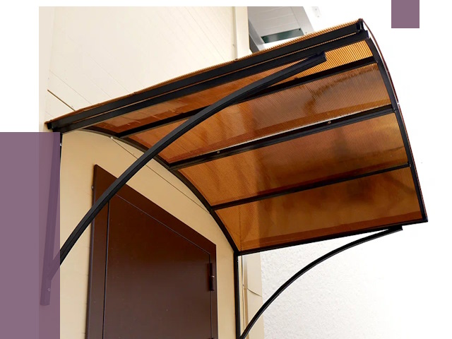 Недорогие козырьки в Добрянке от 7496 руб.  | ПРОЛЁТ-Дбр