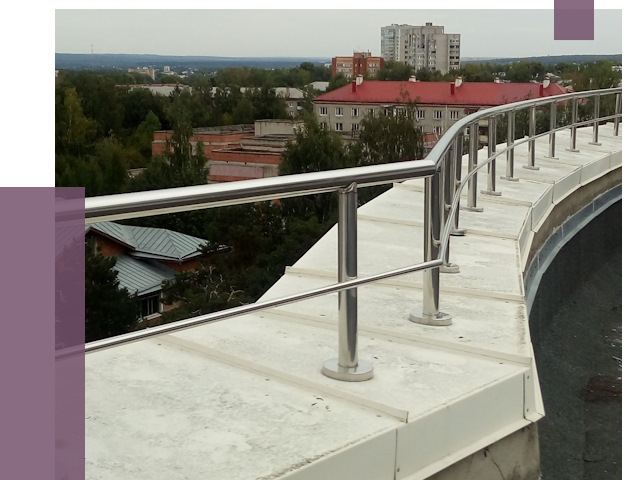 Парапеты и ограждения кровли в Добрянке от 4899 руб. 