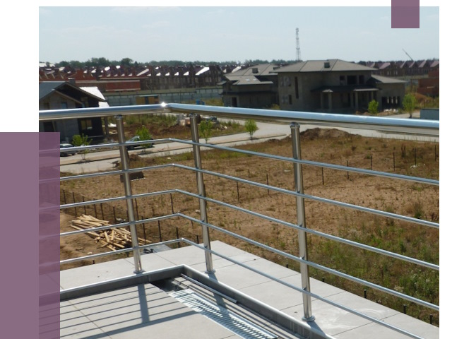 Парапеты из нержавеющей стали в Добрянке от 7880 руб. за м² | ПРОЛЁТ-Дбр