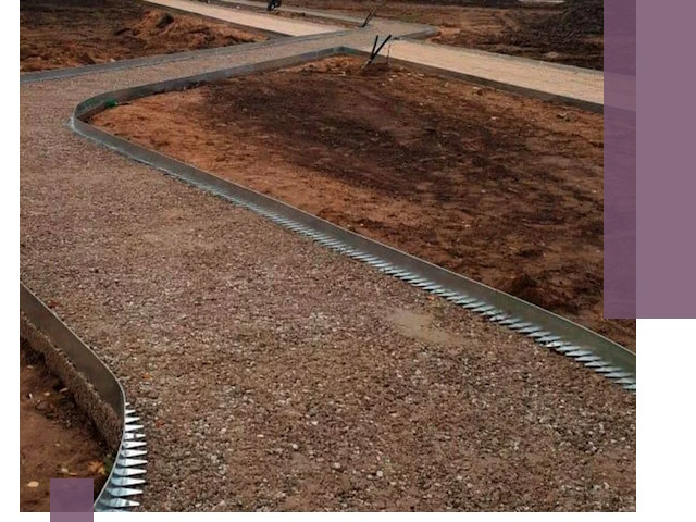 Металлические бордюры под ключ в Добрянке — изготовление и монтаж